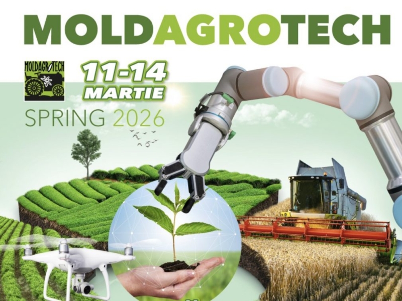 Inovație, tehnologie și agricultură modernă – toate la MOLDAGROTECH (Spring)