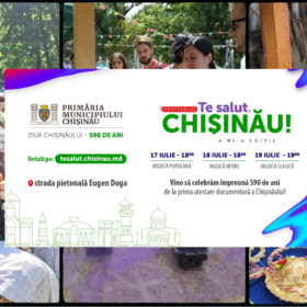 Târguri cu produse autohtone și evenimente culturale în or. Chișinău, în perioada 17–19 iulie 2026.